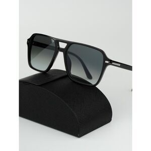 NEW Prada PR20YS 1AB06T Black Grey Unisex Pilot Sunglasses PR 20YS